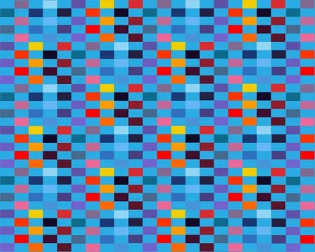 Abstract colorful square cube pattern background, illustration vector eps10 Stock Illustration