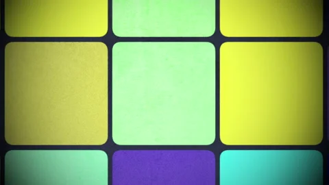 Abstract colorful squares pattern Vídeo Stock 170157329