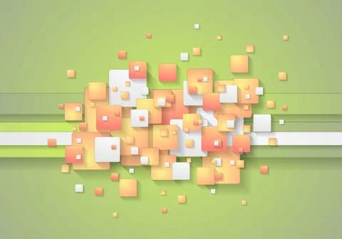 Abstract colorful squares vector background Abstract colorful squares desi... Foto stock