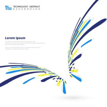 Abstract colorful stripe lines pattern modern design background. 스톡 일러스트