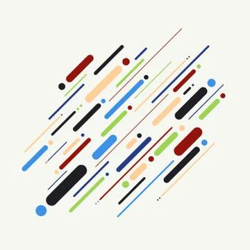 Abstract of colorful stripes line pattern background. イラスト素材