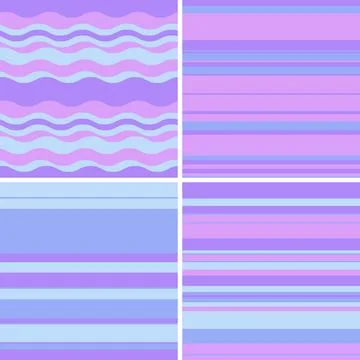 Abstract colorful stripes optimized for textile applications, surface printin Ilustración de archivo