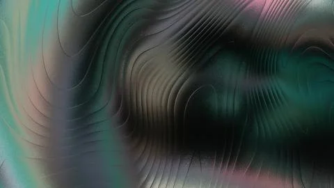 Abstract colorful swirling pattern with wavy lines and gradient colors in s.. Illustrazione stock