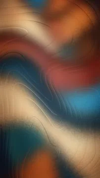 Abstract colorful swirling pattern with wavy lines and blended hues of oran.. Stock Illustration