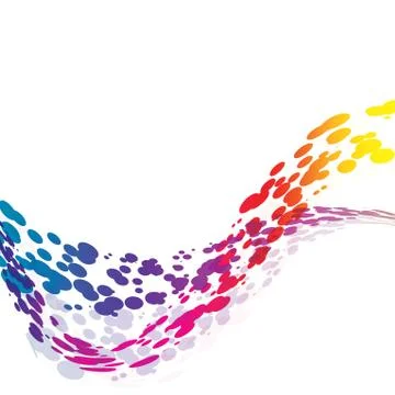 Abstract colorful template background Stock Illustration