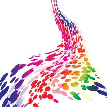Abstract colorful template background Illustrazione stock