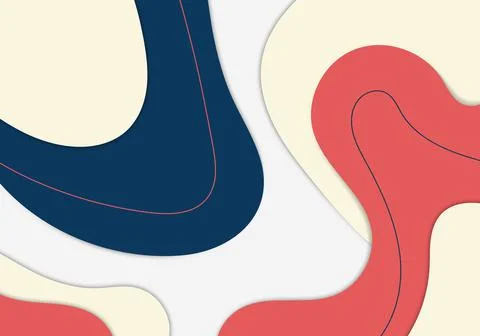 Abstract colorful template design doodle artwork decorative. Illustrazione stock