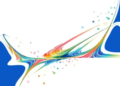 Abstract colorful template Stock Illustration