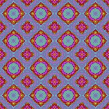 Abstract colorful texture or background with circle pattern made seamless Stock Illustration