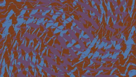 Abstract colorful textured pattern with blue and brown shapes Illustrazione stock
