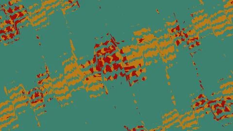 Abstract colorful textured pattern on green background Stock Illustration