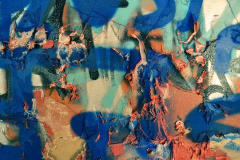 Abstract colorful textured wall Stock Illustration