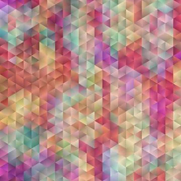 Abstract Colorful Triangle Illustrazione stock