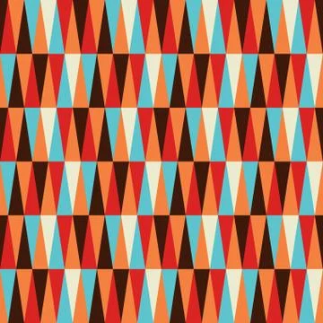 Abstract colorful triangle pattern background Illustrazione stock