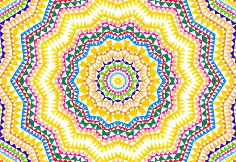 Abstract colorful triangles pattern Stock Illustration