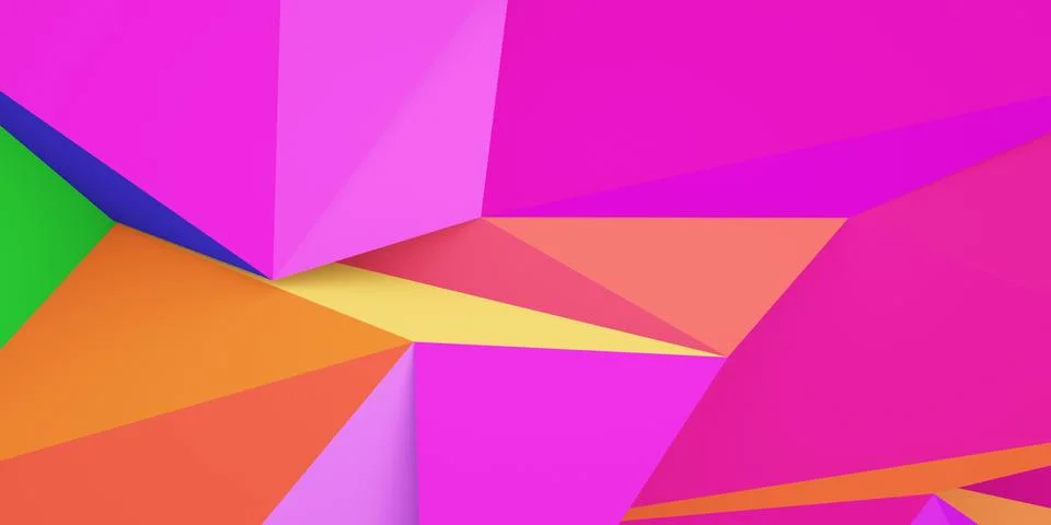 Abstract colorful triangular background pattern Stockillustratie
