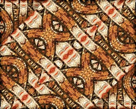 Abstract colorful tribal pattern Stock Illustration