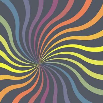Abstract colorful twirl vector background	 Stock Illustration