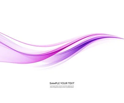 Abstract colorful vector background, color wave for design brochure, website Stock Illustration