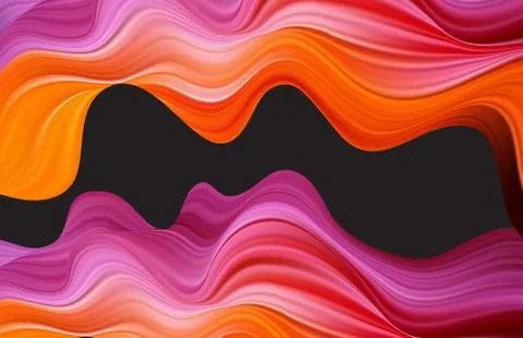 Abstract colorful vector background, color flow liquid wave for design brochure Stock Illustration