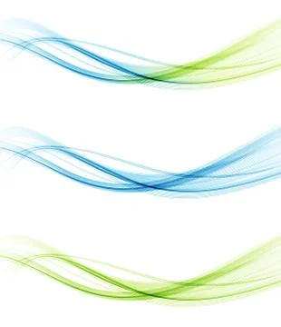 Abstract colorful vector background, color wave for design brochure, website Illustrazione stock
