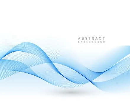 Abstract colorful vector background, color wave for design brochure, website Stock Illustration