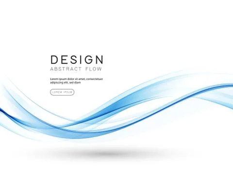 Abstract colorful vector background, color wave for design brochure, website Stock Illustration