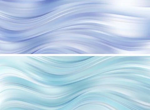 Abstract colorful vector background, color flow liquid wave Stock Illustration