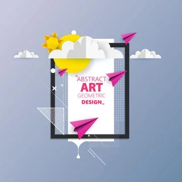 Abstract Colorful vector design. Stock Illustration