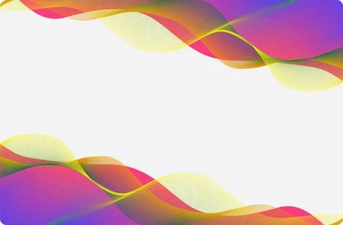 Abstract colorful vector illustration background featuring a wave pattern Stockillustratie