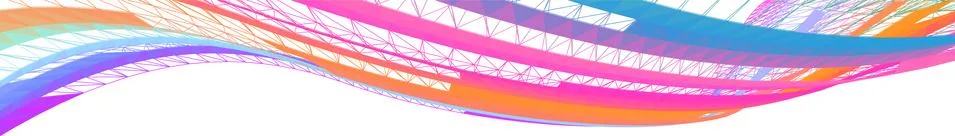 Abstract colorful vector waves. Stock Illustration