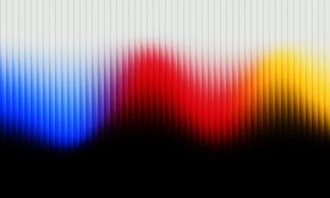 Abstract colorful vertical lines background with blue, red, and orange grad.. Stockillustratie