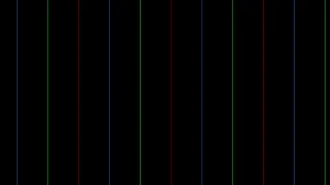 Abstract colorful vertical lines on black background with cinematic motion .. Video stock 340943541