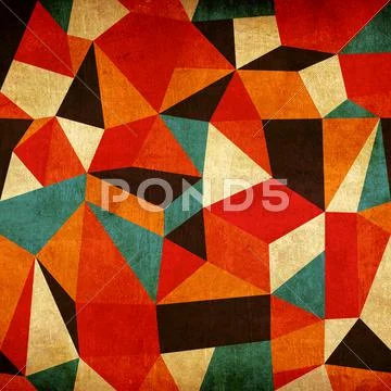 Abstract colorful vintage background Stock Illustration