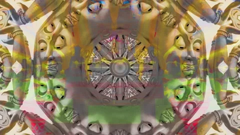 Abstract colorful visuals - China Style Stock Footage 150482155