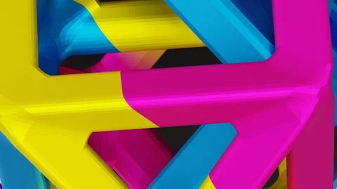 Abstract colorful wallpaper layer animation background Stock Footage 250089505