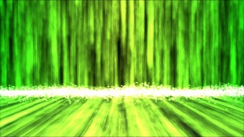 Abstract Colorful Waterfall Animation - Loop Green Stock Footage 84784900