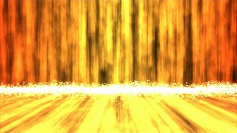 Abstract Colorful Waterfall Animation - Loop Fiery Yellow Stock Footage 84785044
