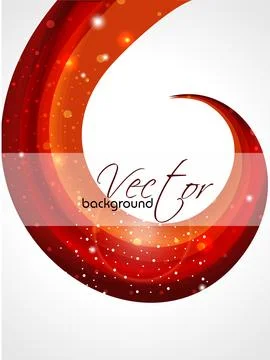 Abstract colorful wave background isolated on white and copy space. Stock Illustration