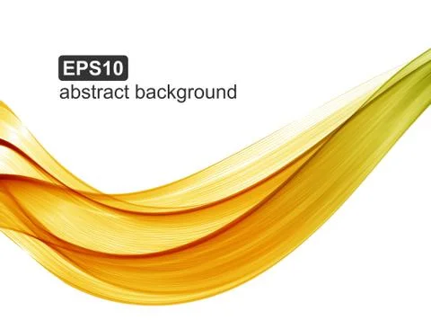 Abstract colorful wave background. Vector illustration. Stock Illustration