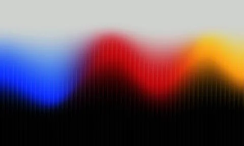 Abstract Colorful Wave Background with Vertical Stripes and Vibrant Red Blu.. Stock-Illustration