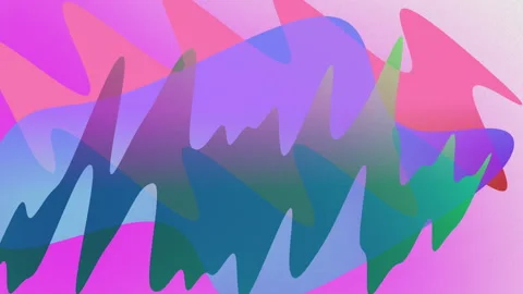 This is an Abstract Colorful Wave Design presented on a vibrant Gradient Stock Footage 291849519