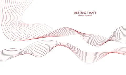 Abstract colorful wave element for design. Digital frequency track equalizer. Stock Illustration