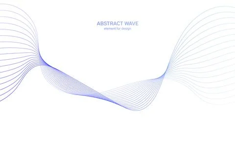 Abstract colorful wave element for design. Digital frequency track equalizer. Stock Illustration
