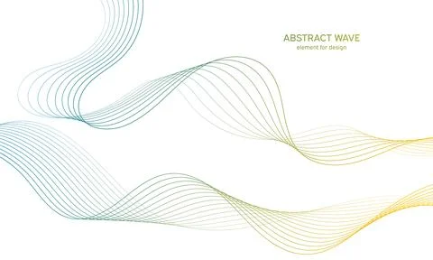 Abstract colorful wave element for design. Digital frequency track equalizer. Stock Illustration