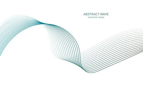 Abstract colorful wave element for design. Digital frequency track equalizer. Stock Illustration