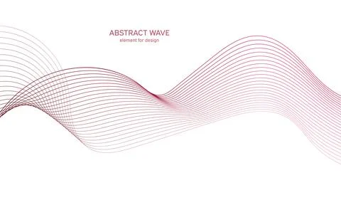 Abstract colorful wave element for design. Digital frequency track equalizer. Stock Illustration