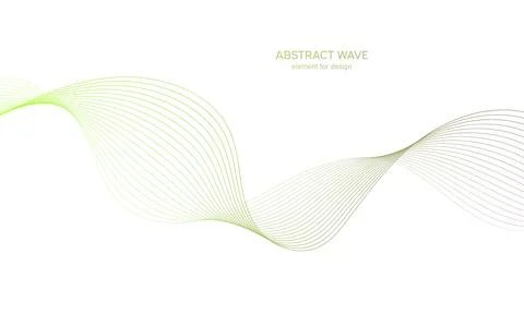 Abstract colorful wave element for design. Digital frequency track equalizer. Stock Illustration