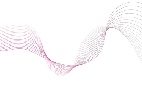Abstract colorful wave element for design. Digital frequency track equalizer. Illustrazione stock