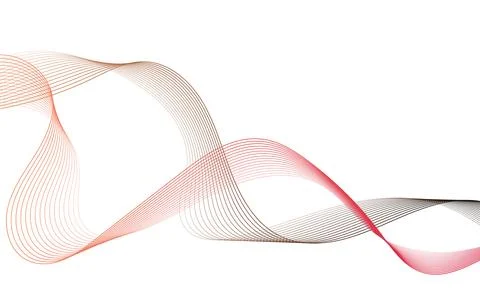 Abstract colorful wave element for design. Digital frequency track equalizer. Illustrazione stock